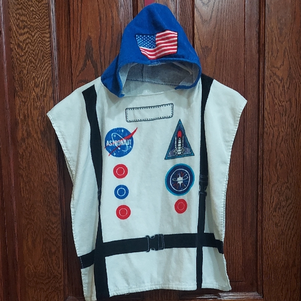 Kids Astronaut Cape with Blue Hood